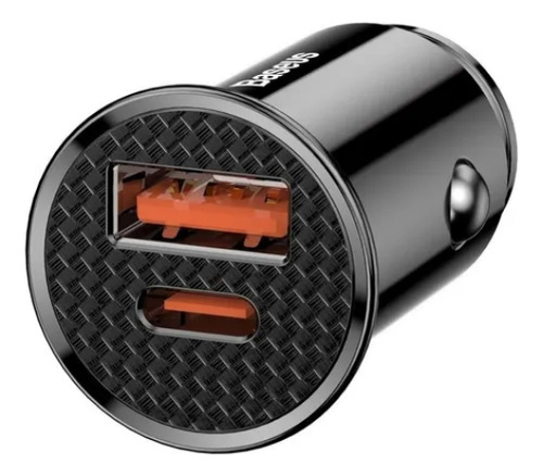 Carregador Veicular Baseus Turbo Qc Usb/tipo-c 30w Original