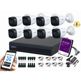 Cctv Kit Pro Dahua Dvr 8ch + 8 Cam 2mp C/mic +1tb Tienda9cl