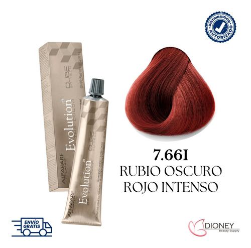 Tinte Para Cabello Alfaparf Evolution 60gr + Peroxido 20vol