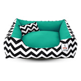 Cama P/ Cachorro Gato Caminha Pet 70x70 100% Lavável+ Brinde Cor Chevron Cancún