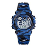 Reloj Niños Deportivo Luminoso Impermeable Camuflaje Militar