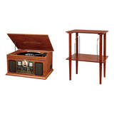 Victrola Nostalgic Classic Wood 6-in-1 Bluetooth Turntable E