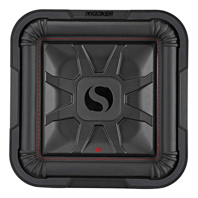 Subwoofer Cuadrado Plano 12'' De 4 Ohms L7t124 Kicker Negro | Meses sin interés