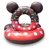 Flotador Anillo Aro Inflable Donut De Mickey 60 Cm