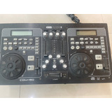 Tornamesa Doble Cds Controlador Mixer Dj Gemsound Cdm-150