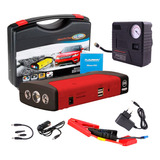 Arrancador De Auto Kit Compresor Usb Luz Baliza Linterna Ofe