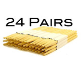 24 Pares - 7a Wood Tip Baquetas Arce Natural - Pro 48 Baquet