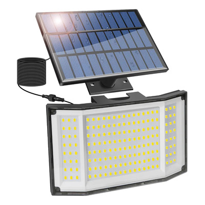 Vedd® Lámpara Solar Exterior Jardín Pared Sensor Luz 168 Led | MercadoLibre