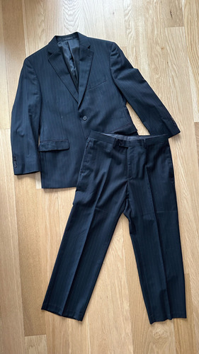 Traje Calvin Klein Hombre Talle 34 S Impecable 