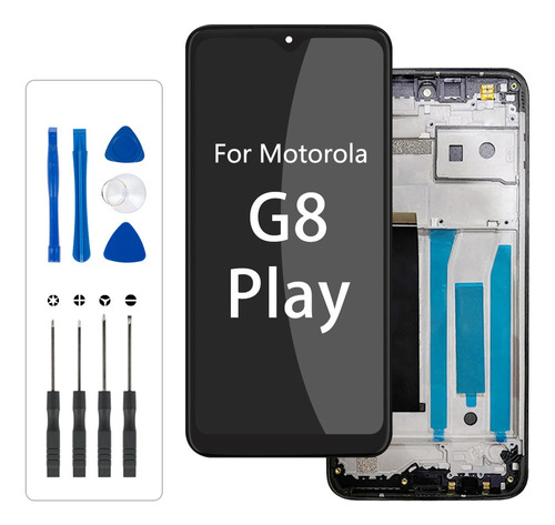 Pantalla Táctil Lcd Para Motorola G8 Play Xt2015 Con Marco O