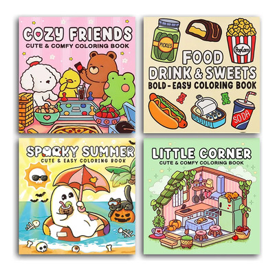 4 Adultos Niños Libro Colorear Libreta De Dibujo 192 Página