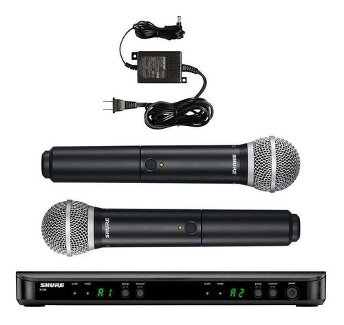 Shure Blx288/pg58-j11 Sistema Inalámbrico Con 2 Micrófonos 