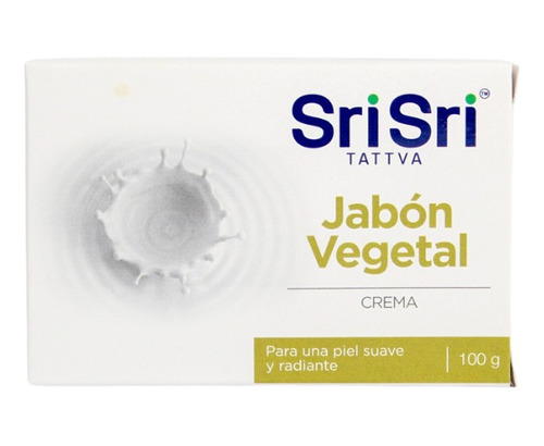 Sri Sri Jabon Ayurveda Vegetal Con Crema 100 Gr 