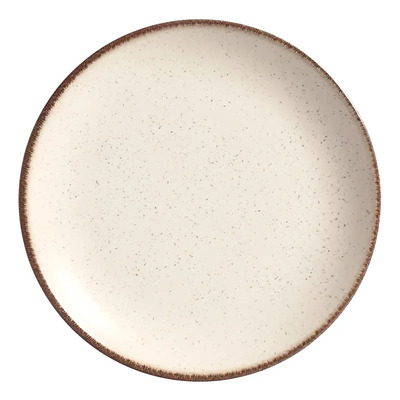 Conjunto Com 6 Pratos De Sobremesa Coup Vanilla 21cm | Parcelamento sem juros