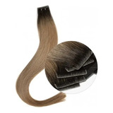 Extensiones Tape 4k 22 Invisible Ombre Californiana Natural