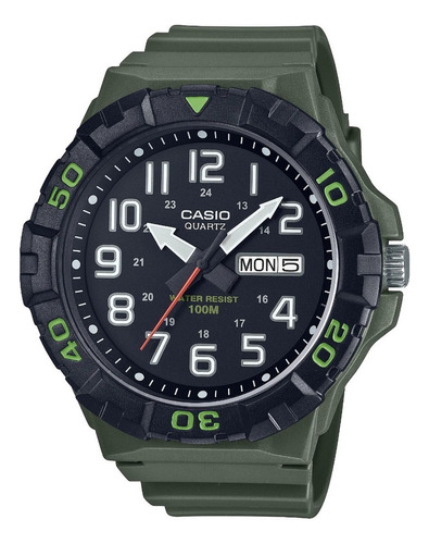 Relógio Casio Masculino Verde Militar Standar Mrw-210h-3avdf