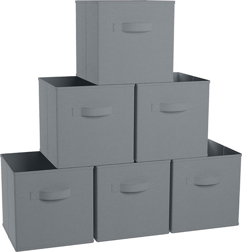 Set 6 Cajas Organizadores Almacenamiento Ropa Objetos Plegab