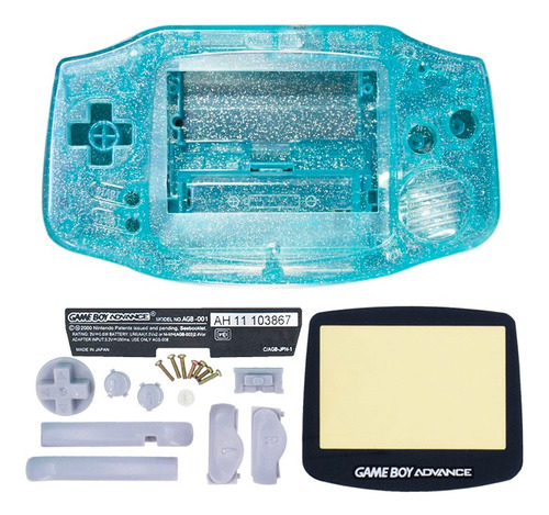 Carcasa Para Game Boy Advance (gba) Crystal (clear)