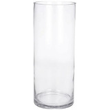 Vaso Tubo De Vidro Transparente Grande 50cm