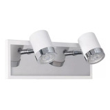 Aplique Pared 2 Luces Baño Pasillo Moderno Led Gu10 Vg