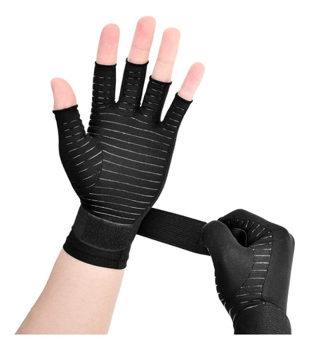 Guantes Cobre Compresión Artritis Tendinitis Túnel Carpiano