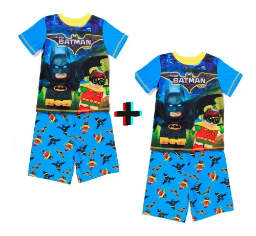 Pijamas Lego Para Niño De Short Cómoda