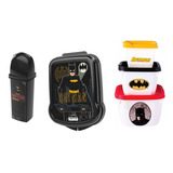 Kit Frozen Batman Minnie Sanduicheira C/ Dental Case E Potes