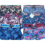 Boxer Importado De ALG/lycra En Distintos Estampados Pack X6