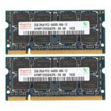 Ram Sodimm Para Portátil Hynix De 4 Gb, 2 X 2 Gb, Ddr2, 800