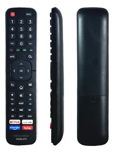 Control Hisense Smart Tv 4k En2bl27h Netflix Yt + Funda Pila