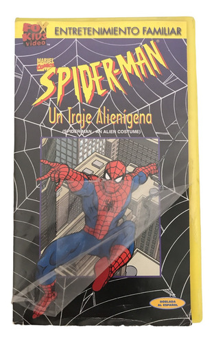 Vhs Original Spider-man La Serie Animada Un Traje Alienigena