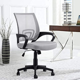 Silla Ergonómica De Escritorio De Oficina, Asiento Con Cojín