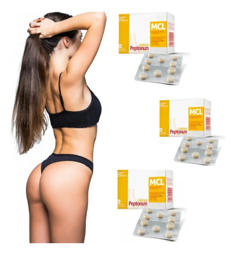 Peptonas Linfar Mcl Aumenta Gluteos X 3 Cajas Comprimidos 