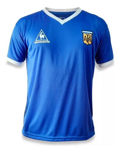 Camiseta Retro Argentina 1986 Azul Maradona 