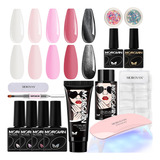 Morovan Kit De Esmalte De Unas De Gel: Esmalte De Gel De 4 C