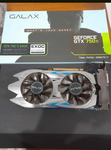 Placa De Vídeo Galax Gtx750ti 2gb