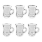 Taza De Vidrio Cafe Espresso 135ml Set De 6 Unidades