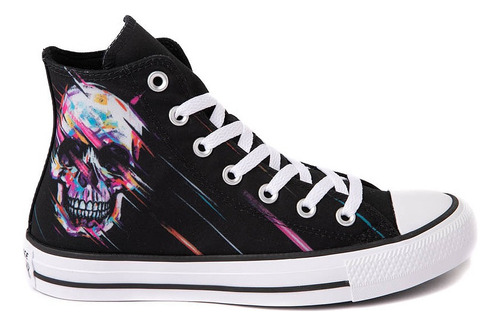 Tenis Converse Mod. 389120 Chuck T Calavera Negro Unisex / J