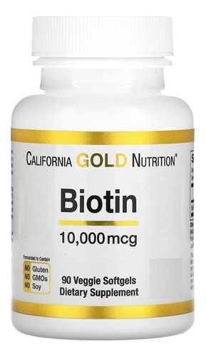 California Gold | Biotin | 10.000mcg | 90 Softgels  