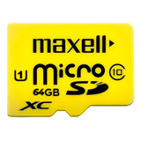 Memoria Micro Sdxc 64gb Maxell Clase 10