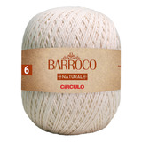 Barbante Barroco Linha N° 6 Círculo 700g 0020 Natural