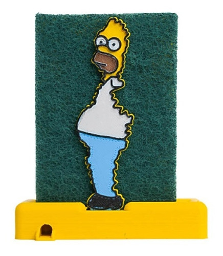Porta Esponja / Escurridor Homero Simpson En Arbusto Meme