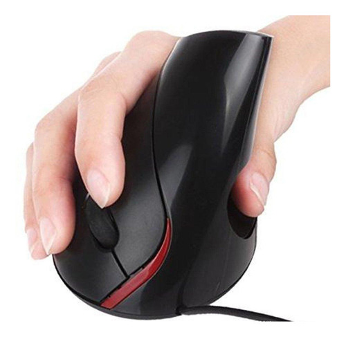 Mouse Óptico Vertical Usb Ergonómico Con Cable