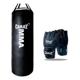 Saco De Boxeo Mma Profesional + Guantes Mma Pro Caray