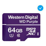 Cartão Micro-sd 64 Gb Wd Purple Intelbras Revenda Oficial