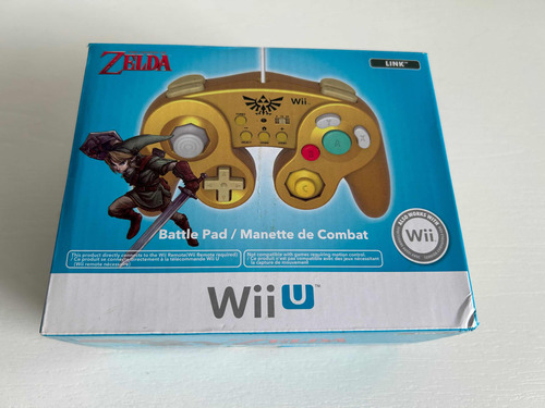 Wii U Controle Zelda Completo - Novíssimo
