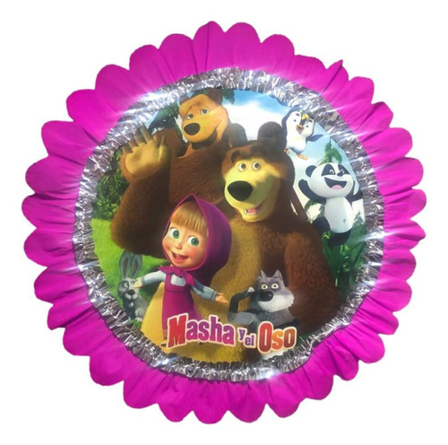 Piñata De Tambor Masha Fiesta Infantil Niña Niño Decoracion