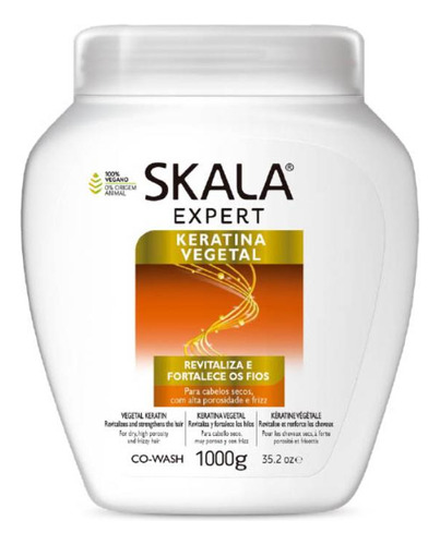 Máscara Skala Keratina Vegetal De 1kg