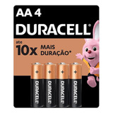 Pilha Alcalina Pequena Aa C/4 (96388) - Duracell 