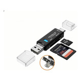 Lector De Tarjeta 5 En 1 - Usb - Tipo C - Micro + Sd + Tf